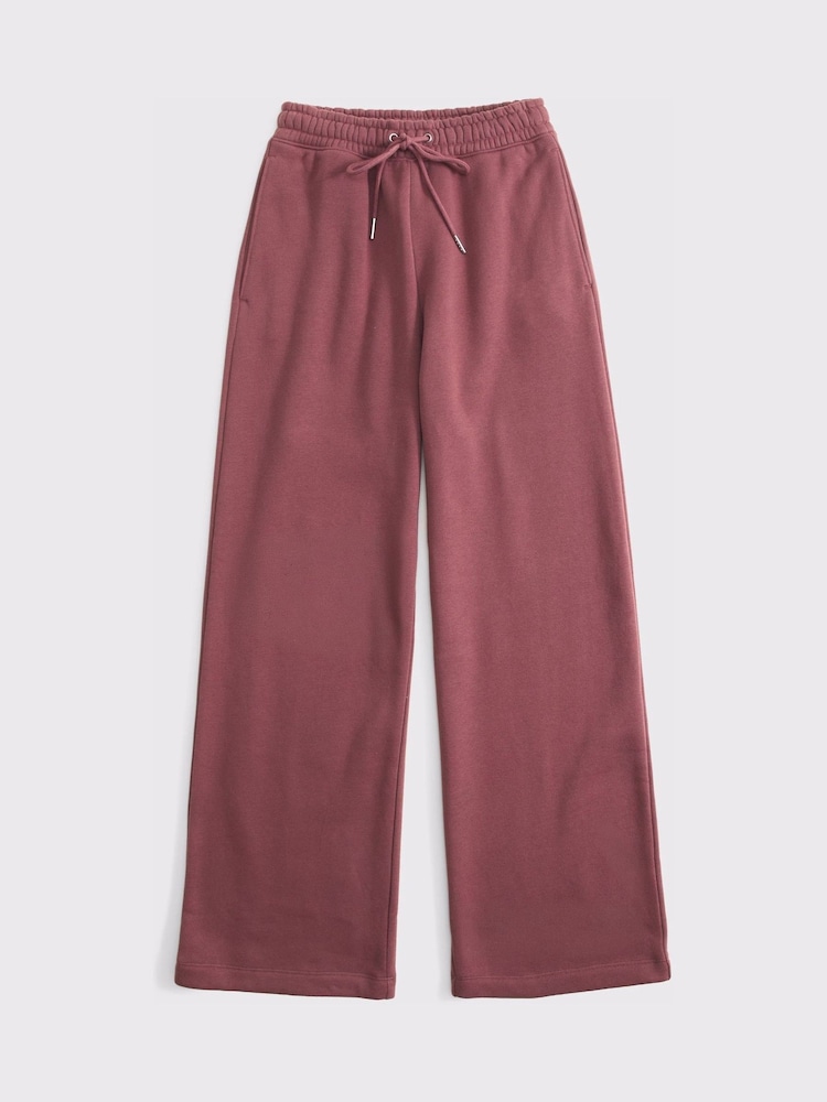 Abercrombie & Fitch Red Exposedd Seam Barrel Joggers - Image 7 of 7