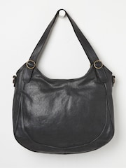 FatFace Tabitha Black Leather Tote Bag - Image 1 of 3