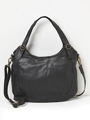FatFace Tabitha Black Leather Tote Bag - Image 2 of 3