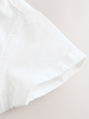 White Baby Short Sleeve Shirt Bodysuit - Image 6 of 6