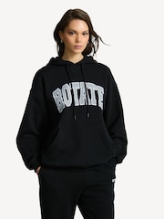 Rotate Black Heavy Sweat Hoodie - Image 1 of 9