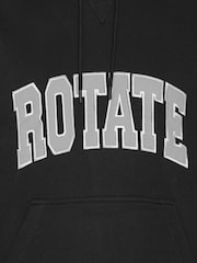 Rotate Black Heavy Sweat Hoodie - Image 9 of 9