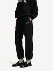 Rotate Black Heavy Joggers - Image 1 of 9