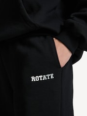 Rotate Black Heavy Joggers - Image 6 of 9