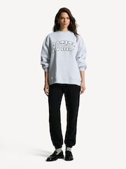Rotate Grey Heavy Crewneck Sweatshirt - Image 4 of 9