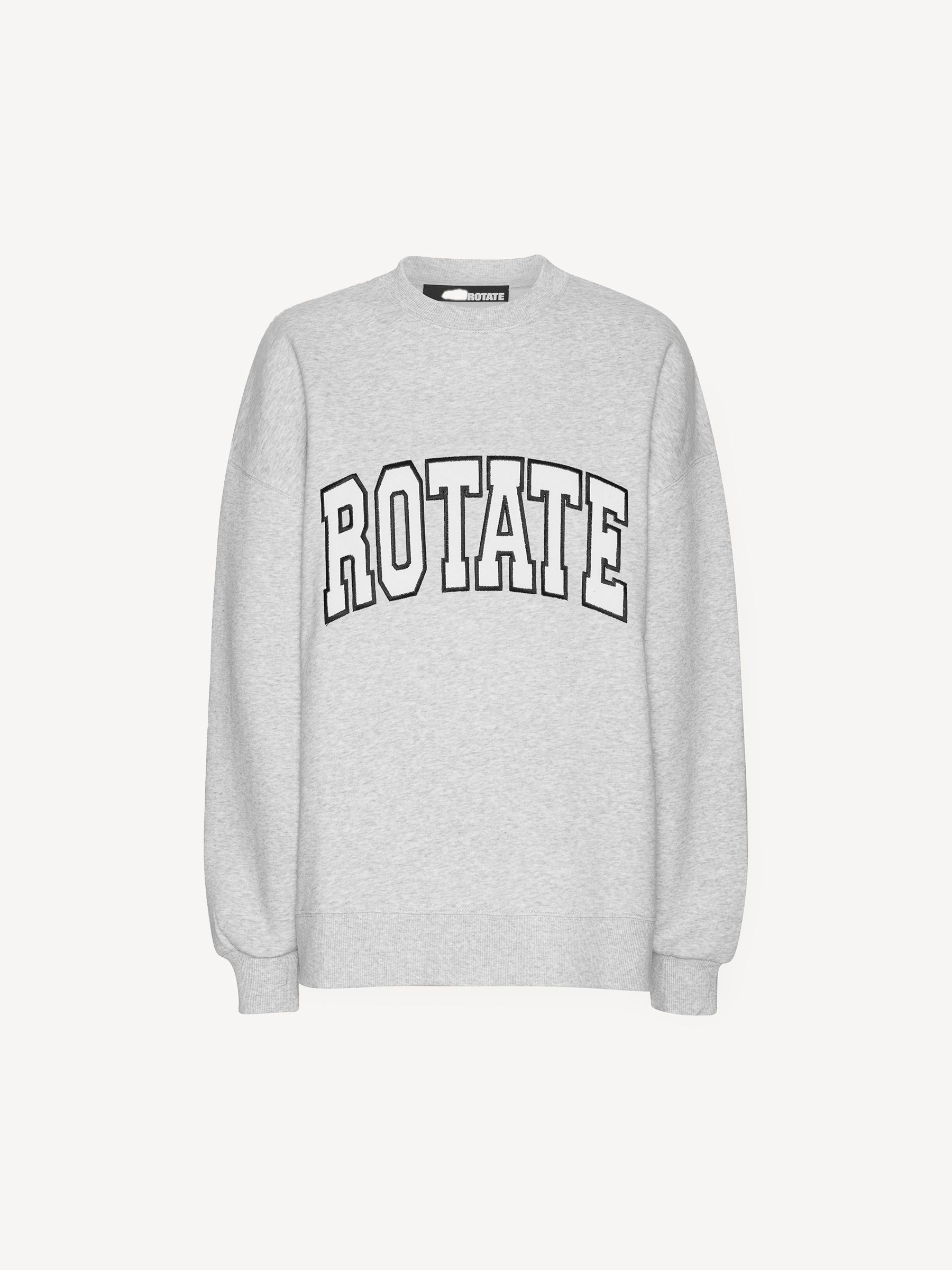 Rotate Grey Heavy Crewneck Sweatshirt | Seasons
