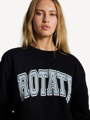 Rotate Black Thin Jersey Long Sleeve Top - Image 5 of 10