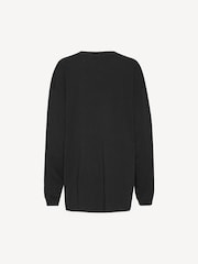 Rotate Black Thin Jersey Long Sleeve Top - Image 9 of 10