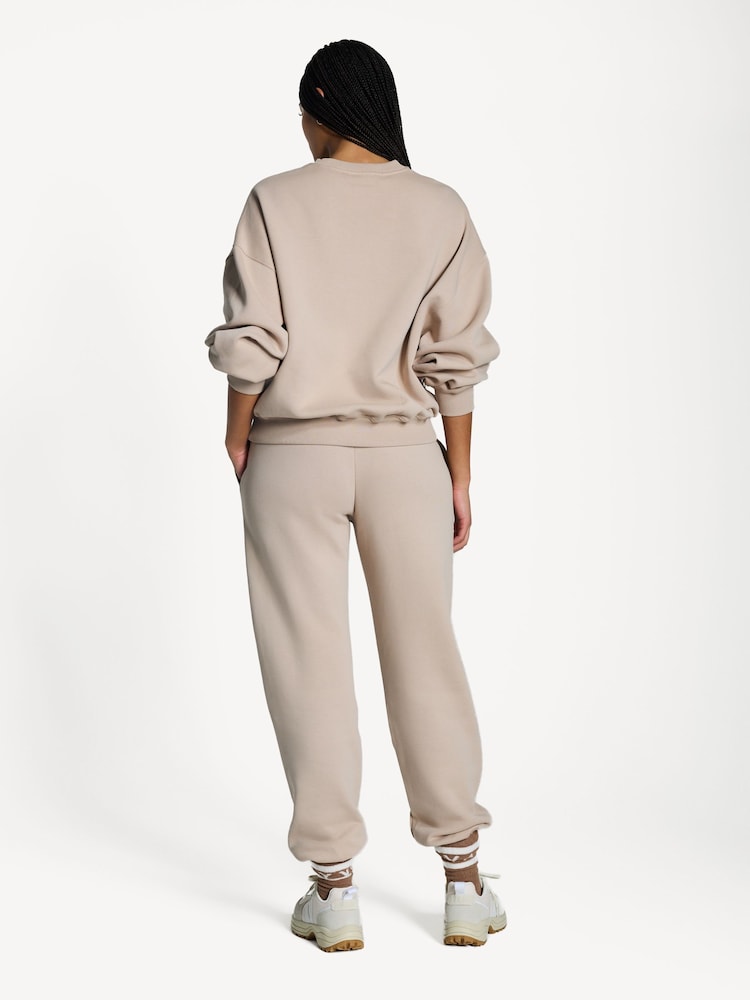 Rotate Cream Heavy Joggers - Image 2 of 8