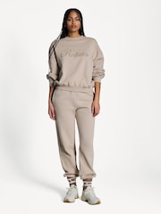 Rotate Cream Heavy Joggers - Image 3 of 8