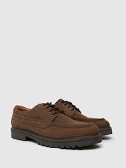 Schuh Patrick Leather Lace Up Brown Shoes - Image 2 of 4