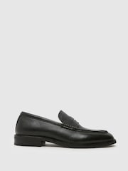 črna - Usnjeni mokasini Schuh Rhodes - Slika 1 iz 4