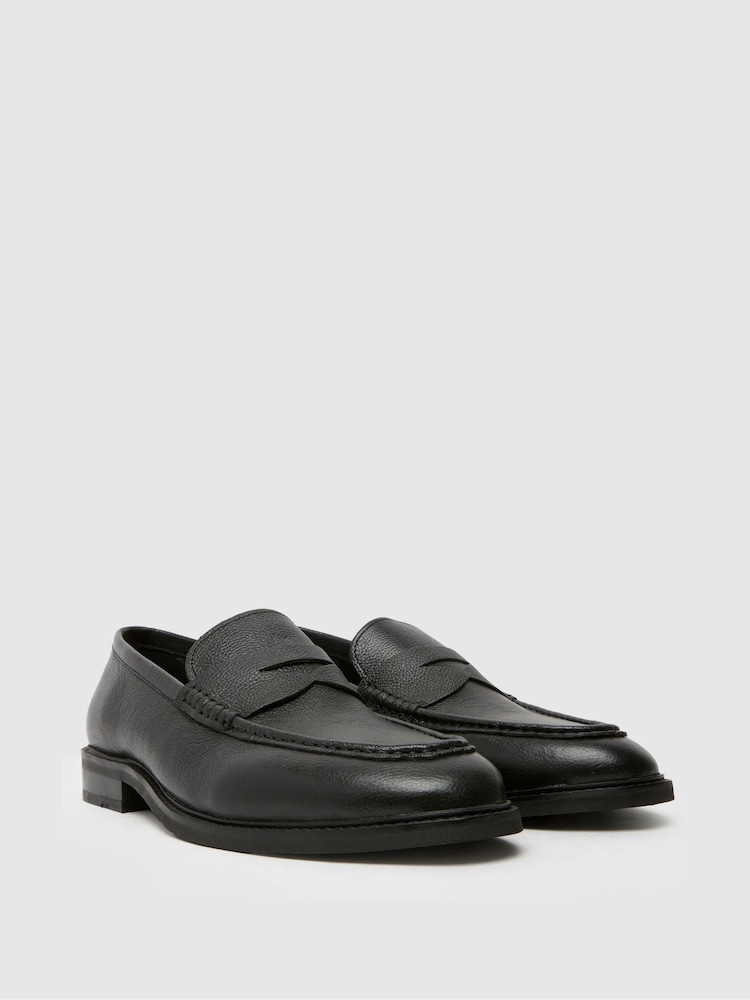 črna - Usnjeni mokasini Schuh Rhodes - Slika 2 iz 4