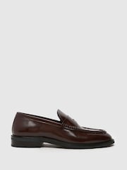 rjava - Usnjeni mokasini Schuh Rhodes - Slika 1 iz 4