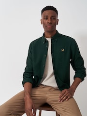 Crew Clothing Green 100% Cotton Flannel Shirt - Image 1 of 5