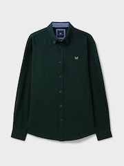 Crew Clothing Green 100% Cotton Flannel Shirt - Image 5 of 5