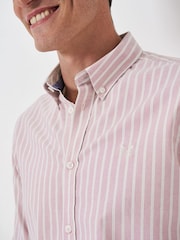 Crew Clothing Pink Cotton Flannel 100% Cotton Shirt - Image 3 of 5