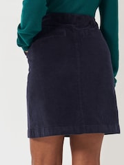 Crew Clothing Blue Corduroy Mini Skirt - Image 3 of 6