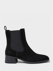 Crew Clothing Black Low Heel Chelsea Boots - Image 2 of 4