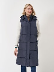 Удлиненный дутый жилет среднего размера Crew Clothing Company - Image 3 of 5