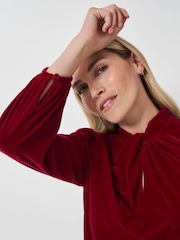 Бархатный топ Crew Clothing Company Georgia - Изображение 3 из 5