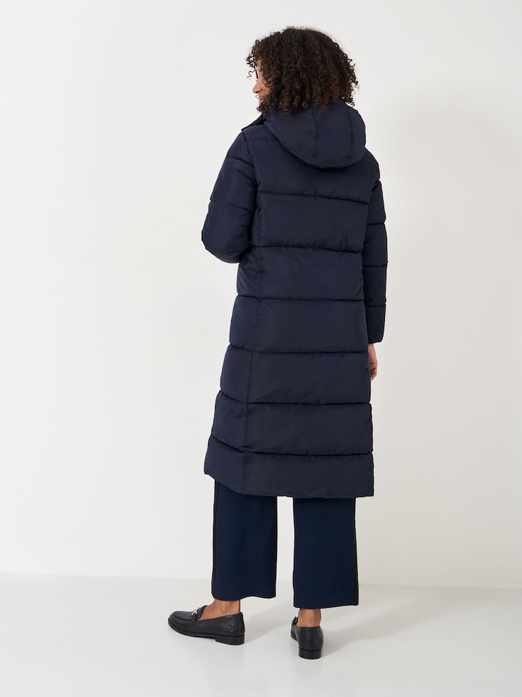 Crew Clothing Black Heavyweight Padded Black Coat - Image 2 of 5