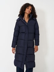 Crew Clothing Black Heavyweight Padded Black Coat - Image 3 of 5