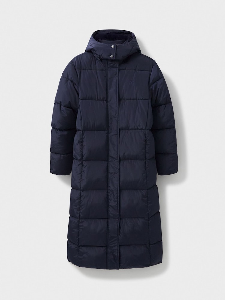 Crew Clothing Black Heavyweight Padded Black Coat - Image 5 of 5