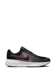 Nike White/Black Run Defy Road Running Trainers - Image 1 of 11