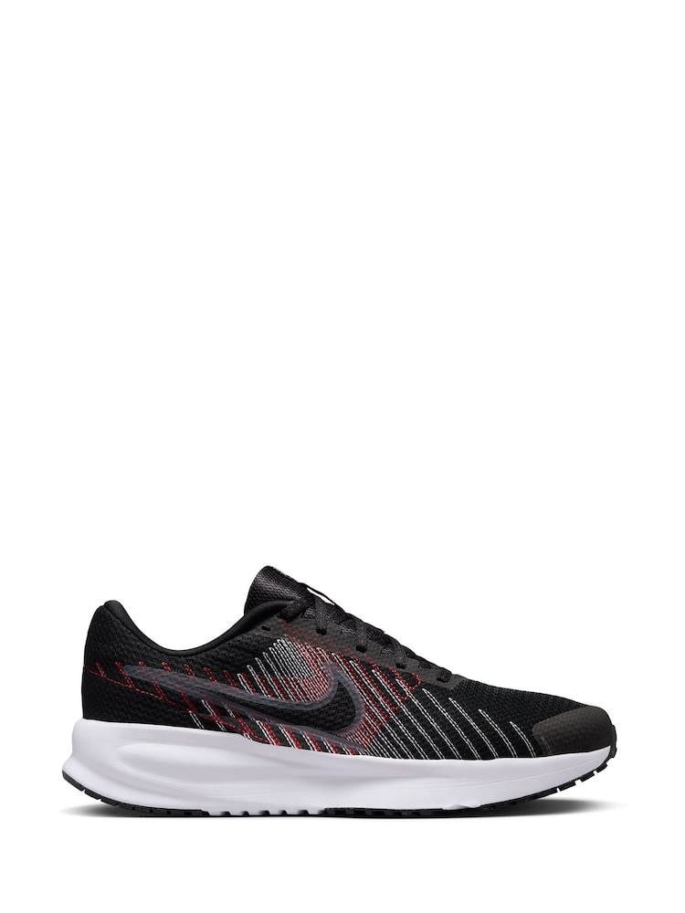 Nike White/Black Run Defy Road Running Trainers - Image 1 of 11
