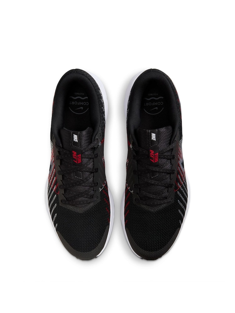 Nike White/Black Run Defy Road Running Trainers - Image 11 of 11