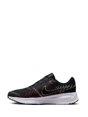 Nike White/Black Run Defy Road Running Trainers - Image 6 of 11