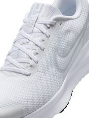 Nike White Run Defy Road Running Trainers - Image 7 of 9