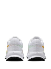 Nike Yellow/White Run Defy Road Running Trainers - Image 6 of 10