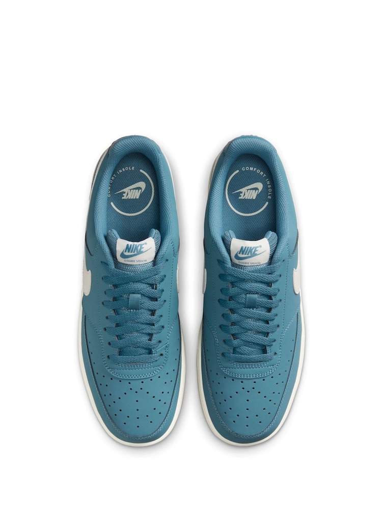 Smokey Blue - Nike Court Vision Low-Top-Turnschuhe - Image 5 of 8