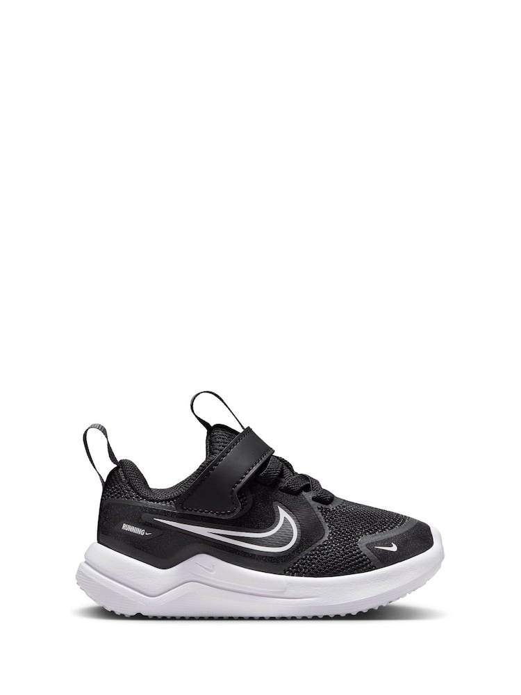 Nike Black/White Infant Cosmic Running Trainers - Image 1 of 1
