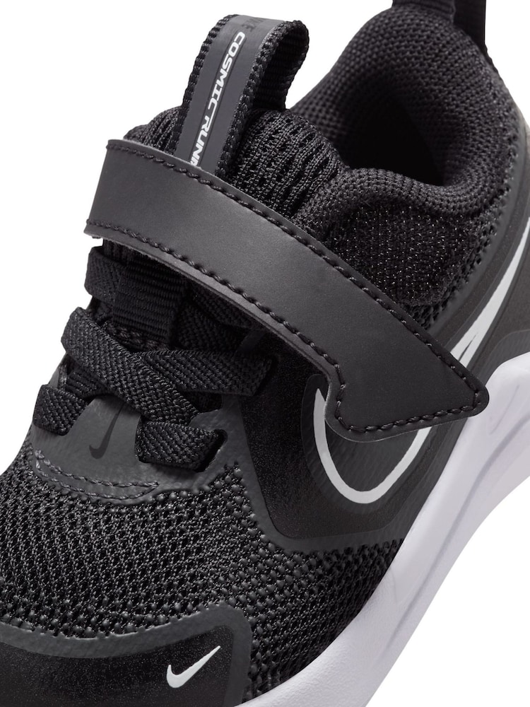 Чорний/білий - Nike немовля Cosmic Running Trainers - Image 10 of 11