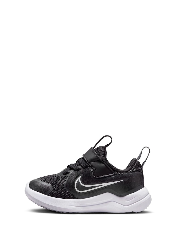 Чорний/білий - Nike немовля Cosmic Running Trainers - Image 4 of 11