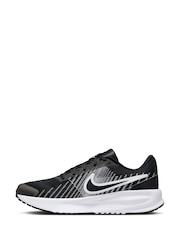 Nike Black/White Run Defy Road Running Trainers - Image 2 of 11