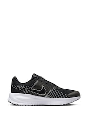 Nike Black/White Run Defy Road Running Trainers - Image 3 of 11