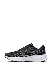 Nike Black/White Run Defy Road Running Trainers - Image 4 of 11
