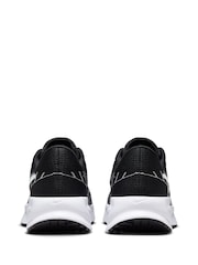 Nike Black/White Run Defy Road Running Trainers - Image 6 of 11