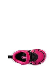 Nike Fuschia Pink/Black Infant Cosmic Running Trainers - Image 7 of 11