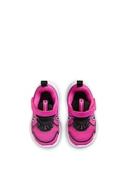 Nike Fuschia Pink/Black Infant Cosmic Running Trainers - Image 9 of 11