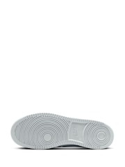 Nike Grey White Court Vision Low Trainers - Image 7 of 9