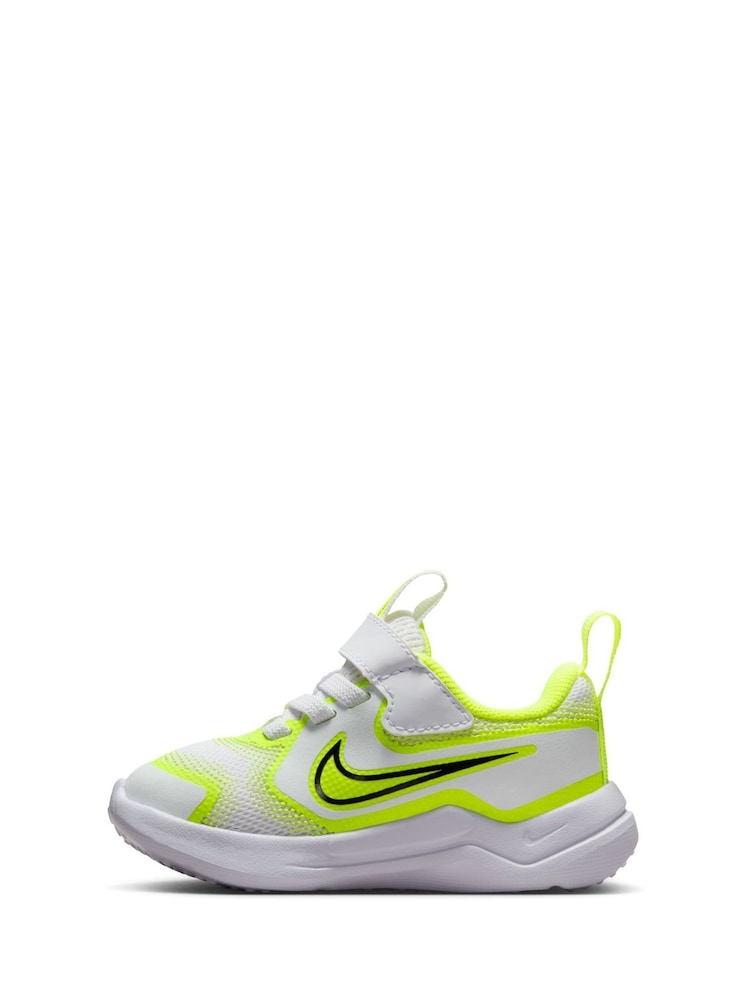 Nike White Volt Infant Cosmic Running Trainers - Image 2 of 11