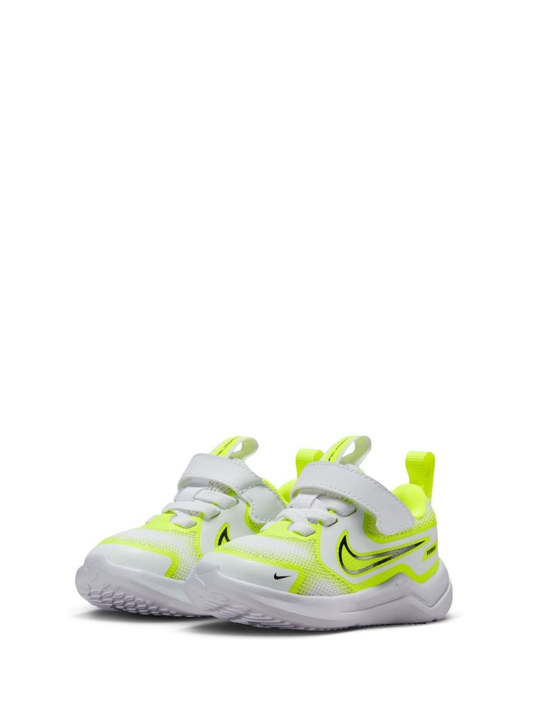 Nike White Volt Infant Cosmic Running Trainers - Image 3 of 11