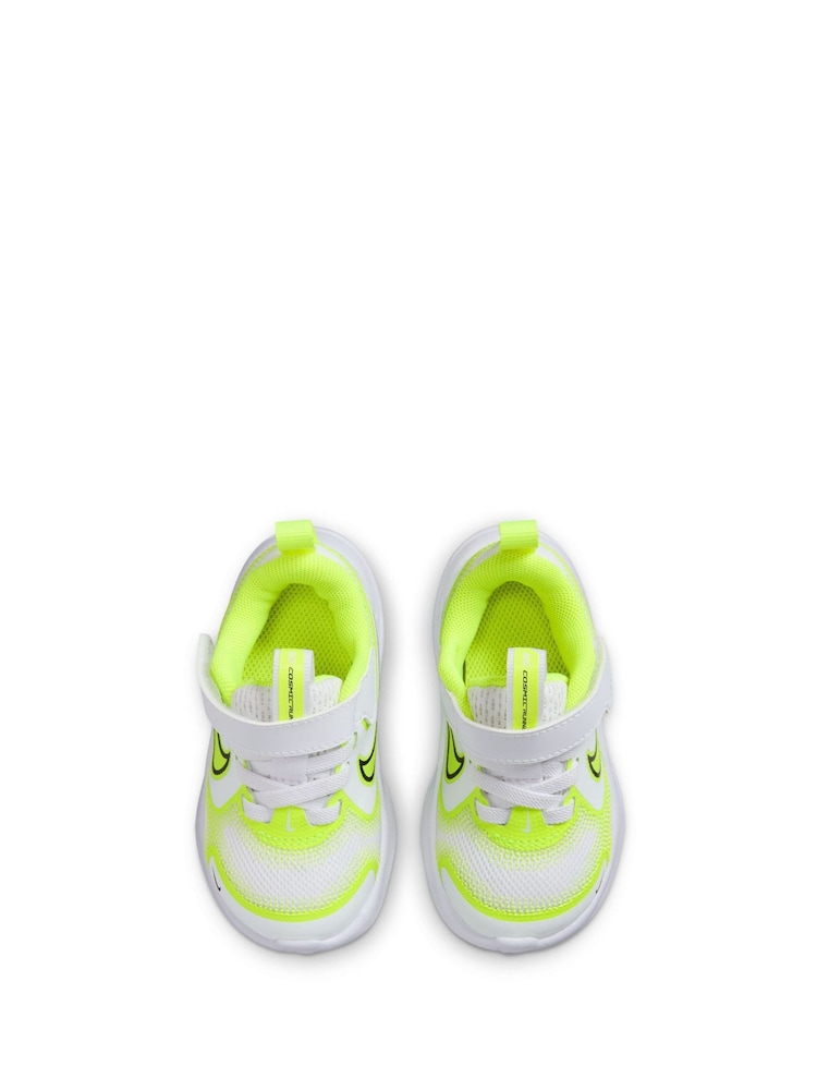 Nike White Volt Infant Cosmic Running Trainers - Image 9 of 11
