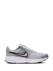 Nike Grey/White Run Defy Road Running Trainers - Image 1 of 11