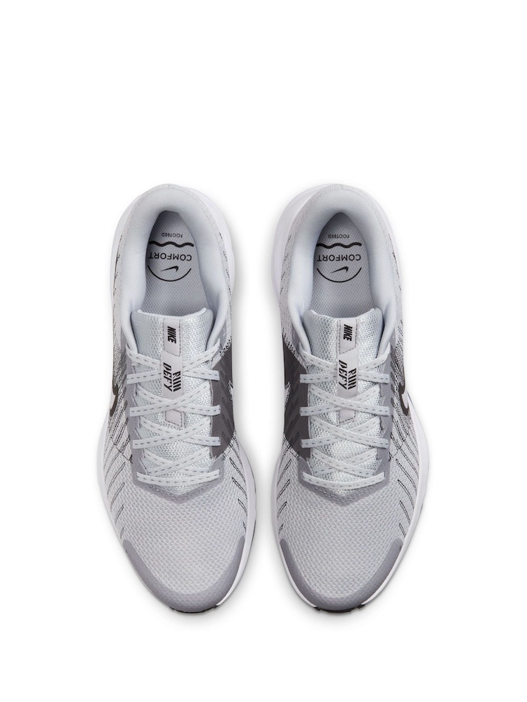 Buy Nike Grey/White Run Defy Road Running Trainers from Next Ireland